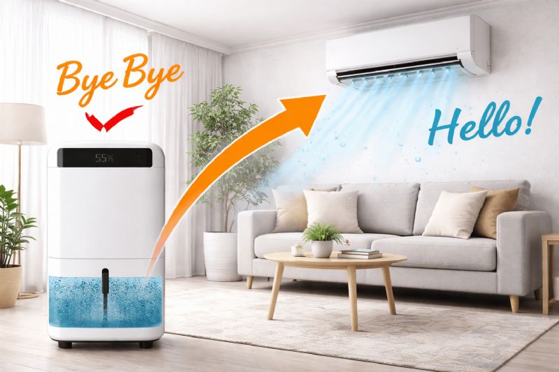 冷氣機可以取代除濕機嗎？抽濕原理、耗電與使用差異一次看懂